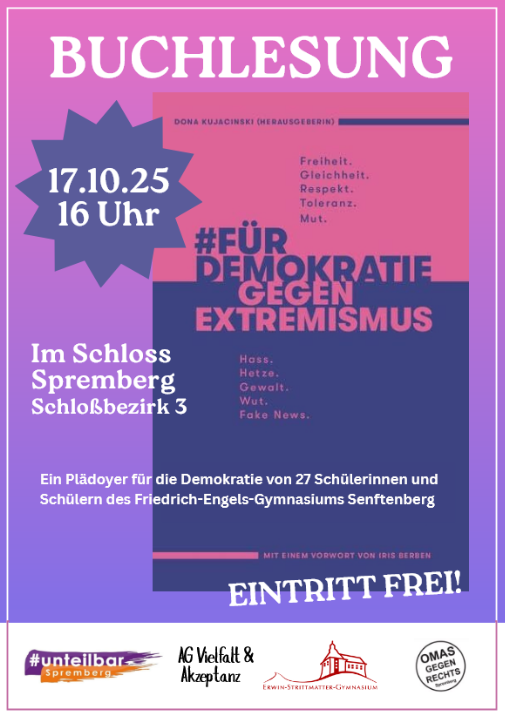 Buchlesung für Demokratie Buchlesung für Demokratie